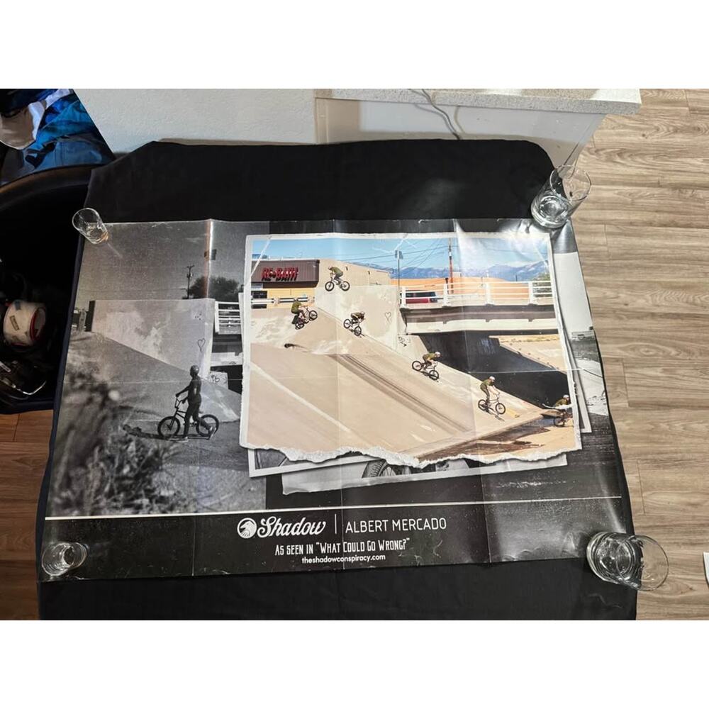 BMX Poster Shadow Conspiracy - What Could Go Wrong? - Albert Mercado